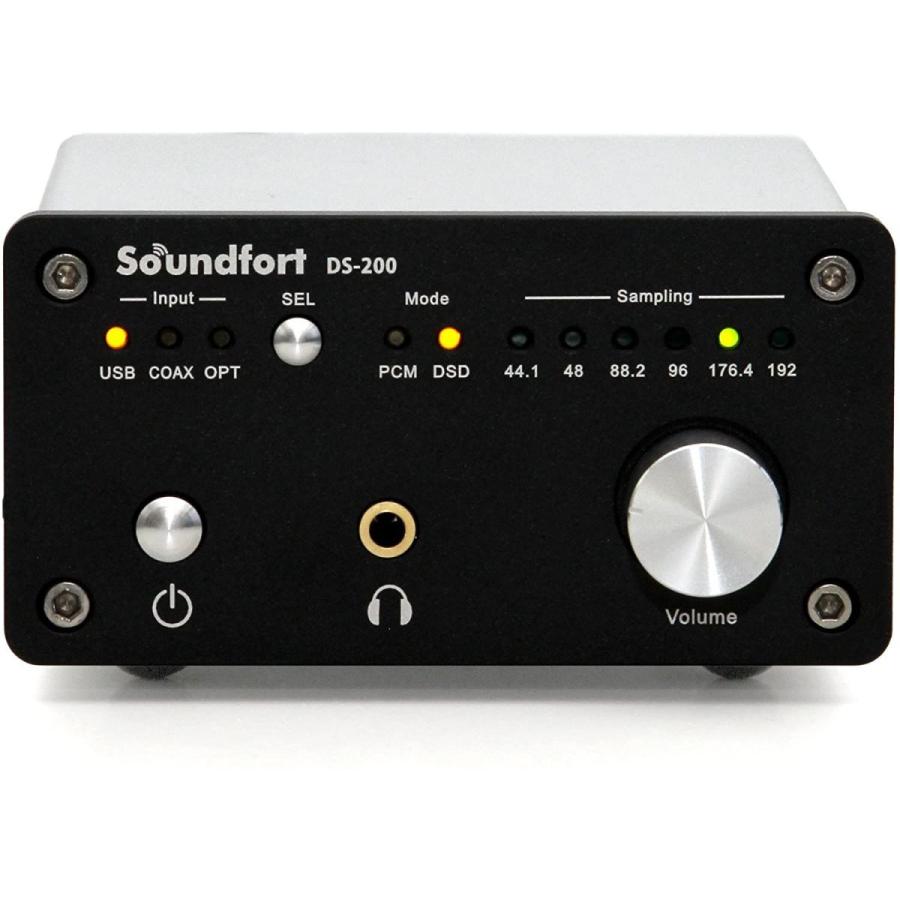 【値段交渉可：送料込】 Soundfort DS-200: ハイパフォーマンスUSB DAC（32bit/192kHz， DSD5.6MHz対応多彩なデジタル入出 【C4080064030】(23607円)