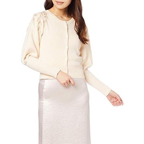 リリーブラウン L B Candy Stockショルダー刺繍カーディガン Lwnd1813 レディース Owht 日本 F F ぽちょん堂本店 通販 Yahoo ショッピング