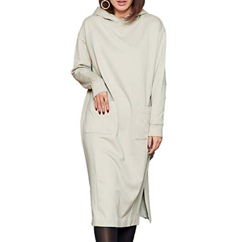 ホットセール Sweet Mommy マタニティワンピース 授乳服 フーディー パーカー サイドスリット ルームウェア リラックスウェア ライトグレー その他ベビー キッズ マタニティ用品 Www Esserrepharma Com