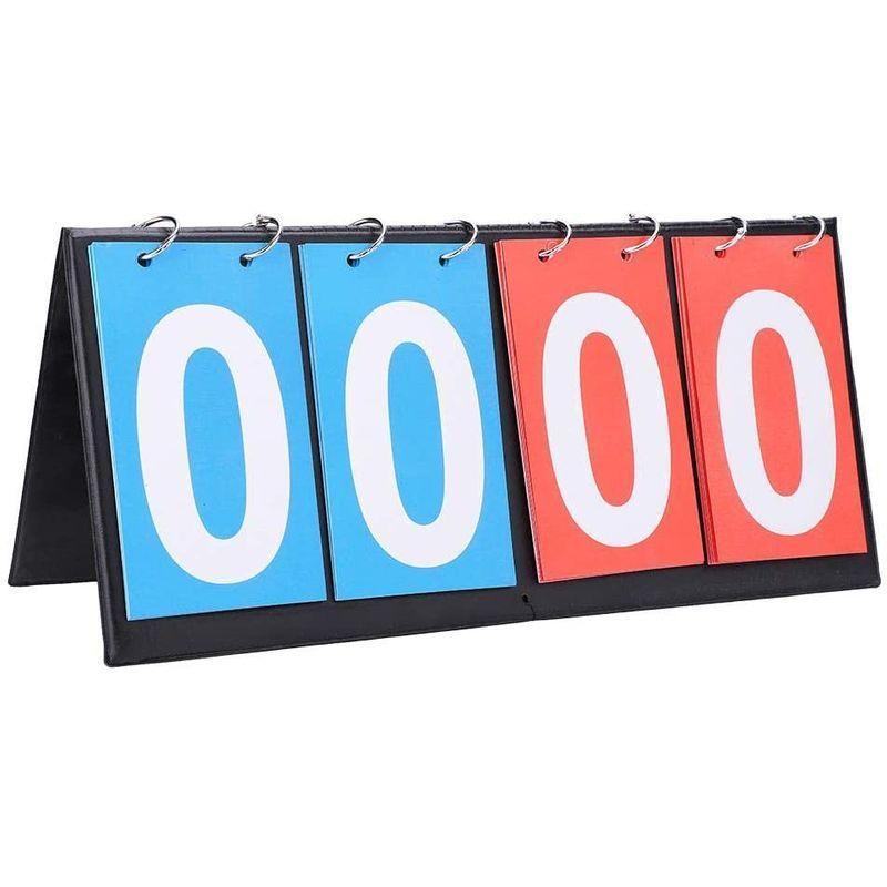 無料長期保証 フリップスコアボード 得点板 ポータブルフリップスポーツスコアボードスコアカウンタースコアキーパー 卓球 バスケットボールサッカー 野球バレ Materialworldblog Com