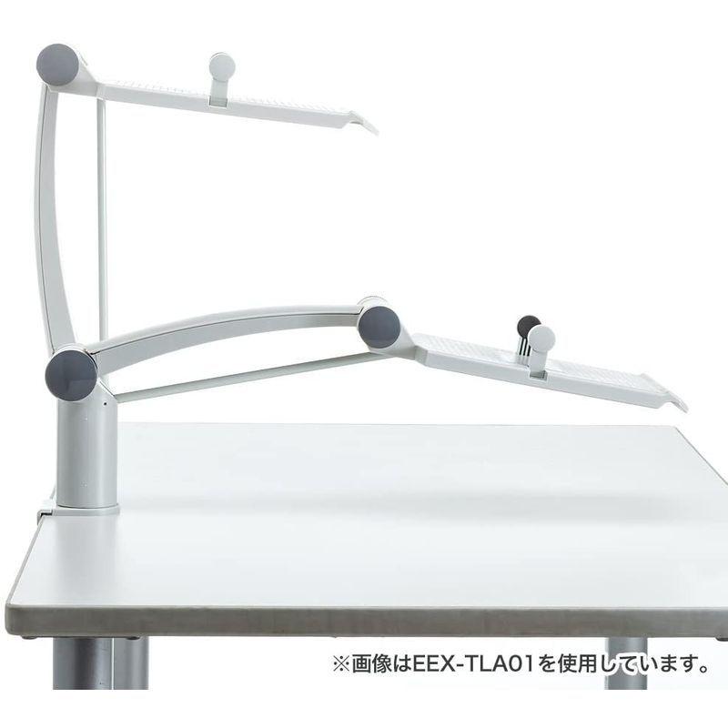 可愛いクリスマスツリーやギフトが!イーサプライ 電話台 テレフォンアーム EEX-TLA01BK 回転 クランプ式 ブラック ハイタイプ 電話台、FAX 台 電話台 テレフォン アーム テレホン スタンド TEL台