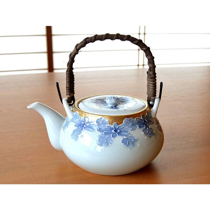 今月限定／特別大特価 りん りん茶器セット 日本製 有田焼 金濃一珍菊