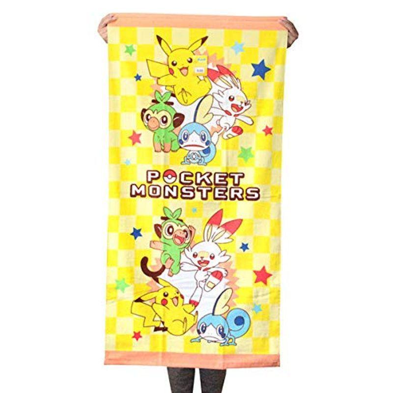 ポケモン バスタオル ニュー Bj ポケットモンスター ピカチュウ 任天堂 キャラクター お風呂 グッズ 大判 林 タオル かわ ぽちょん堂本店 通販 Yahoo ショッピング