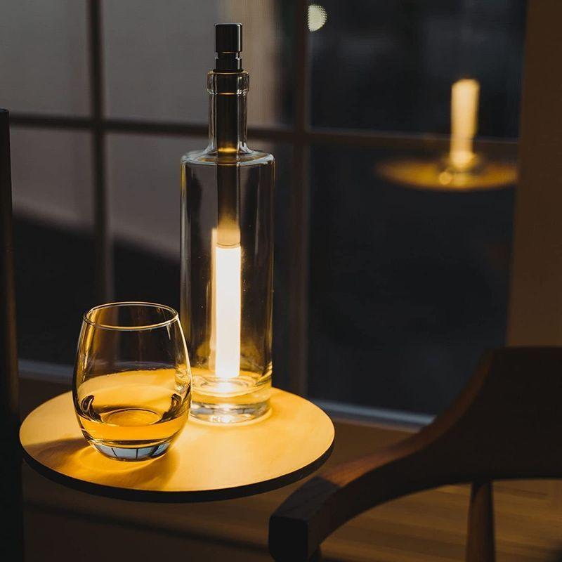 Bottlelight ボトルライト コードレス 間接照明 Led 電池式 浴室 浴槽 洗面所 コードレス ワインボトル ワインボトル 2段階 ライト ぽちょん堂本店 インテリア テーブルランプ 電球色