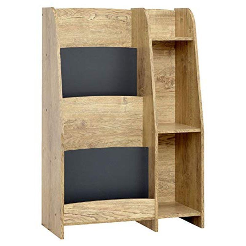 ぽちょん堂本店スマート アイ Smart I 子ども用本棚 ウッドナチュラル ダークグレー W60 D29 H90cm 幅60cm 絵本棚 Lo 正規通販