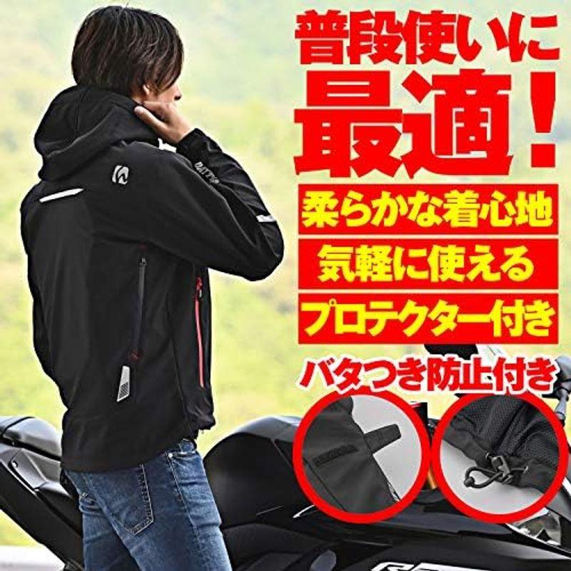 ヘンリービギンズ(Henly Begins) デイトナ バイク用 ウィンターパーカー 秋冬 Mサイズ プロテクター付き 胸部 肩 肘 背中｜pochonn-do｜13