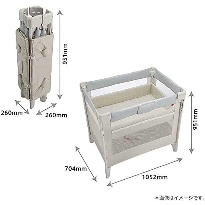 Aprica(アップリカ) ベビーベッド ココネルエアー AB 0か月~2歳頃まで