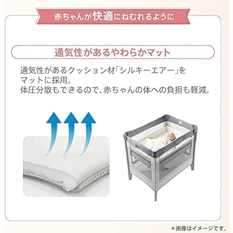 Aprica(アップリカ) ベビーベッド ココネルエアー AB 0か月~2歳頃まで