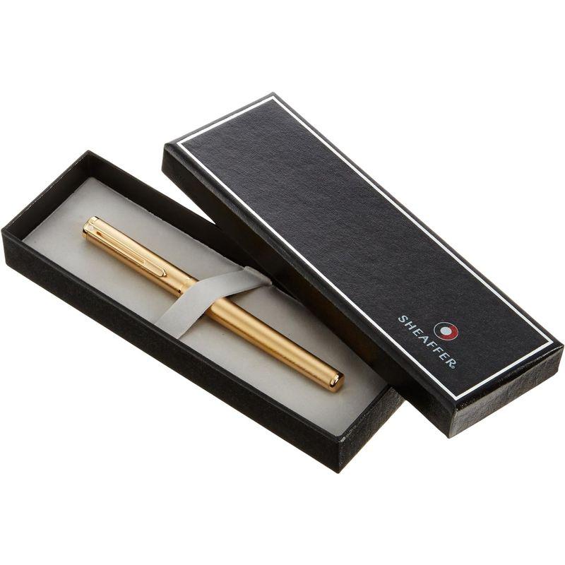 SHEAFFER アジオブラッシュトゴールド 万年筆 F AGIO459PN-F｜pochonn-do｜03