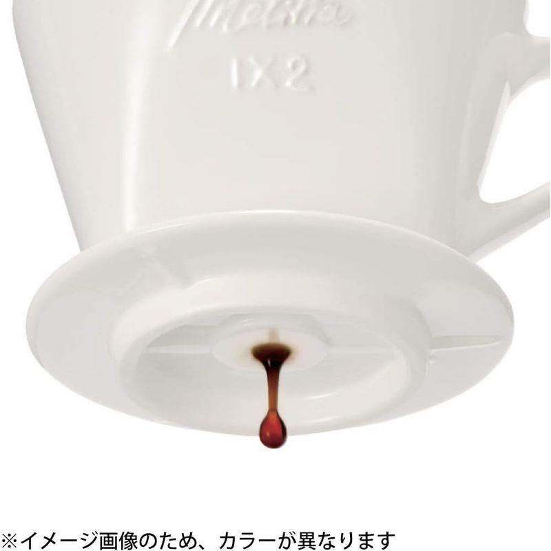 メリタ Melitta コーヒー ドリッパー 陶器製 日本製 計量スプーン付き 2~4杯用 シトロングリーン SF-P-G1×2｜pochonn-do｜03