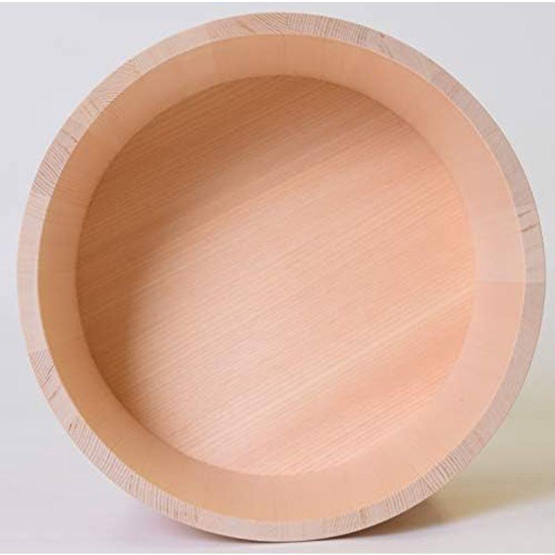 最安値で  木曽工芸 湯おけ 日本製 木製 さわら 手付き桶 銅タガ