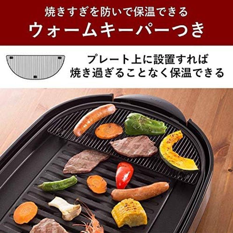 パナソニック ホットプレート 3枚タイプ 焼肉プレート たこ焼き器 平面 大型 シルバー NF-W300-S｜pochonn-do｜05