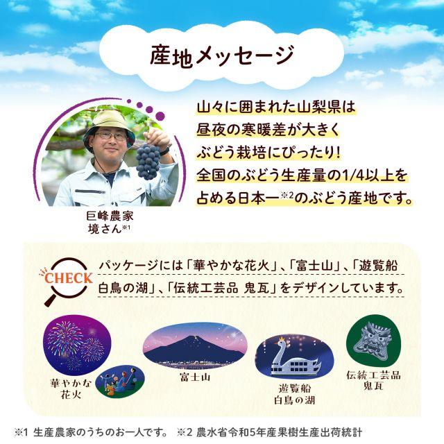 野菜生活100 【送料無料】カゴメ 山梨巨峰ミックス 195ml紙パック 48本