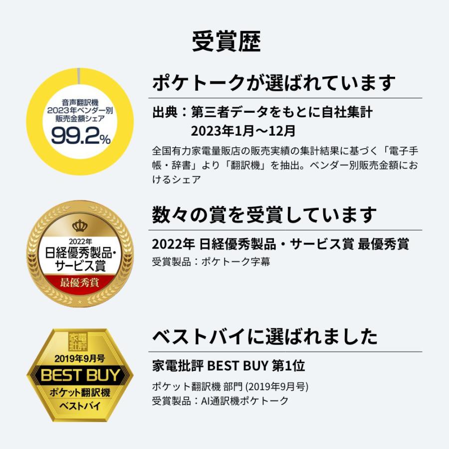 POCKETALK 2.8インチ【公式限定特典付き】POCKETALK（ポケトーク） S2