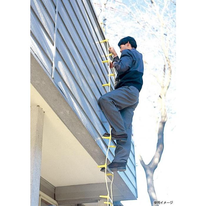 避難梯子 家庭 縄はしご5m 災害避難はしご ベランダ 避難はしごの画像