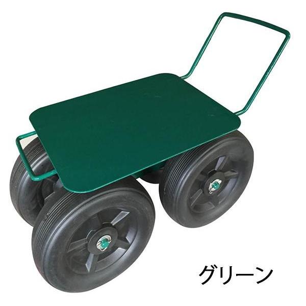腰掛けガーデンカート 庭いじり 4輪 椅子 園芸道具 腰掛ガーデンカート