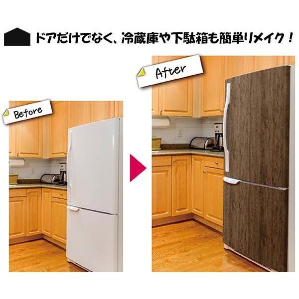 ドア リメイク 壁紙 木目 ドア シート 部屋 ドアシート ドア 壁紙 Diy