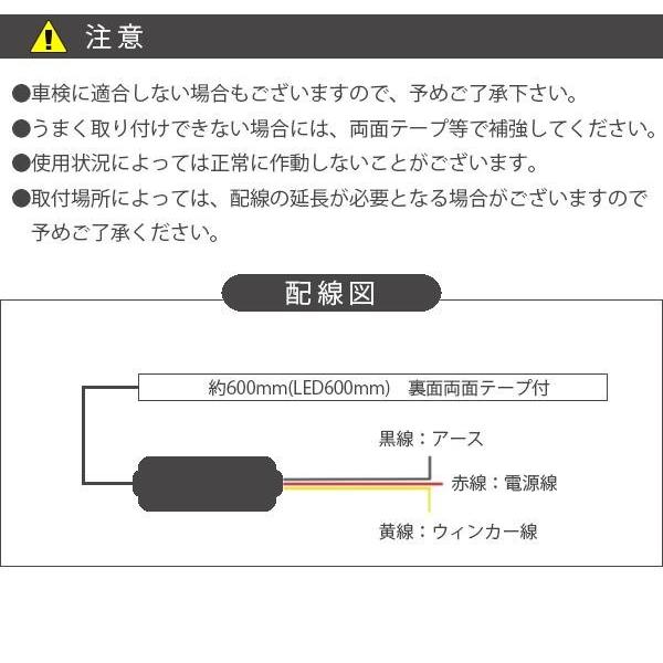 シーケンシャル ledテープ　流れるウインカー　シーケンシャルウインカー_3