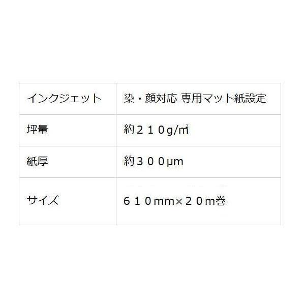 和紙のイシカワ　インクジェット和紙　特厚口タイプ　610mm×20m巻　WA019-24