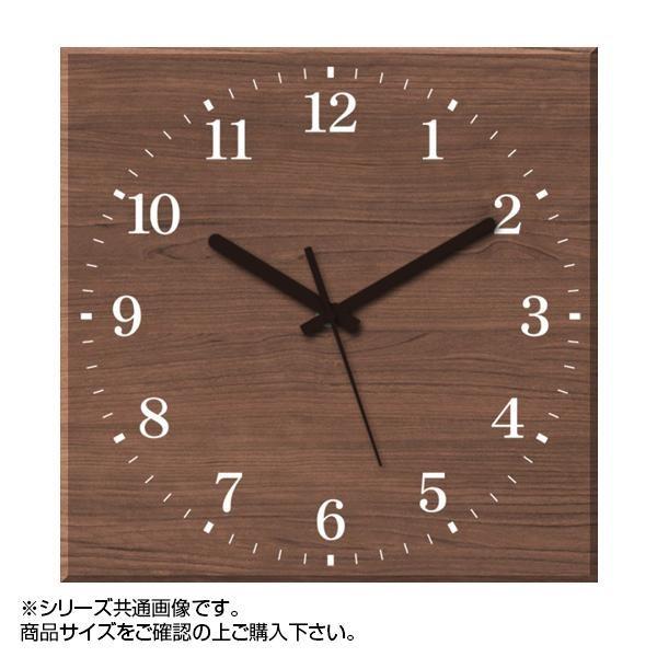 Com447 ウッド素材 Myclo 四角 Company 30cm 壁掛け時計 ウッド素材 ウォールナット 四角 30cm 木製時計 Com447 壁掛け時計 家具 インテリア 木製時計 マイクロ Pocket