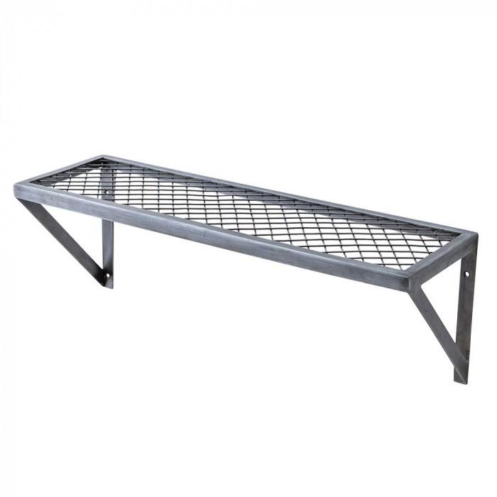 網棚ラック 壁掛け棚 おしゃれ メッシュラック 棚 メッシュ 網棚 L