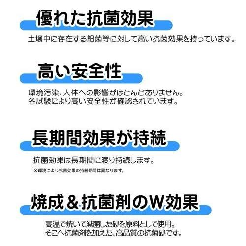 砂場の砂 砂場用砂 自宅 庭 抗菌仕様 さらりん 1袋15kg 10袋入 【Casting】 約96L