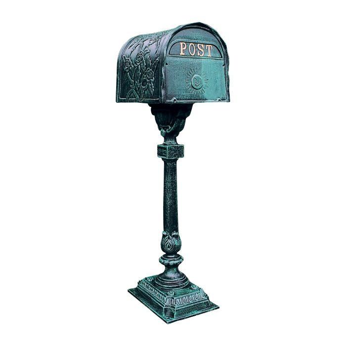 ★レア物 新品未開封 ポスト アンティーク　郵便ポスト おしゃれ ポール型　郵便受けポスト 【M7384559192】(26571円)
