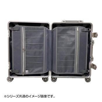 スーツケース Hairline Finish Design Frame 33L 81133 ホワイト 5cm パーテーション