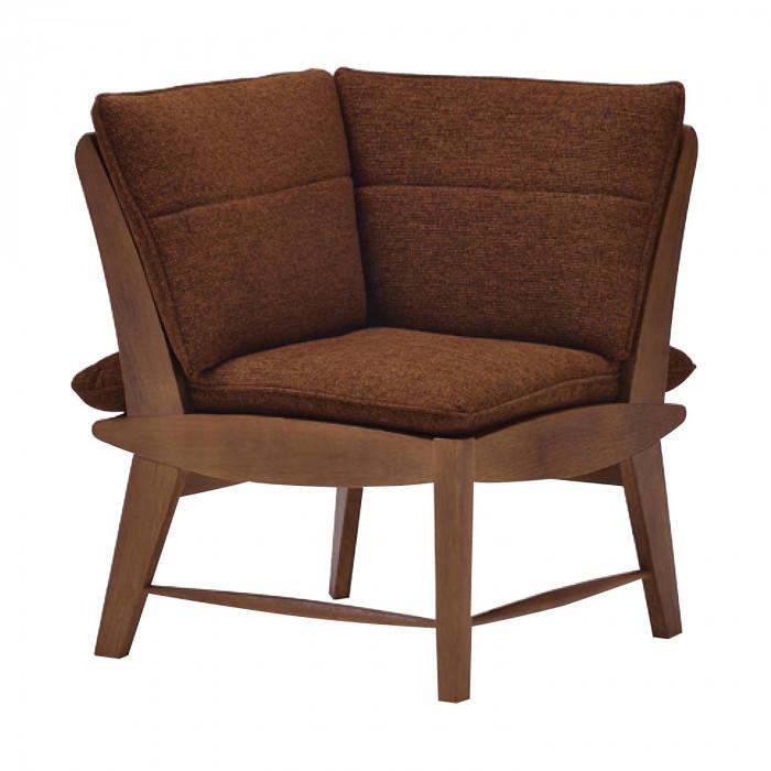 完動品 MIKIMOKU　ミキモク　雅　チェア　CNC-0590　UNB ラバーウッド コーヒーブラウン 【LWH6652244078】(23936円)