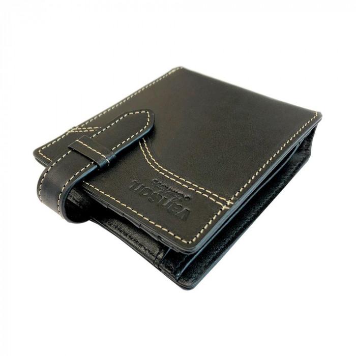 驚きの安さ Vanson バンソン フラップショートウォレット ブラック Vp 115 12 高級感 Pavbd Com