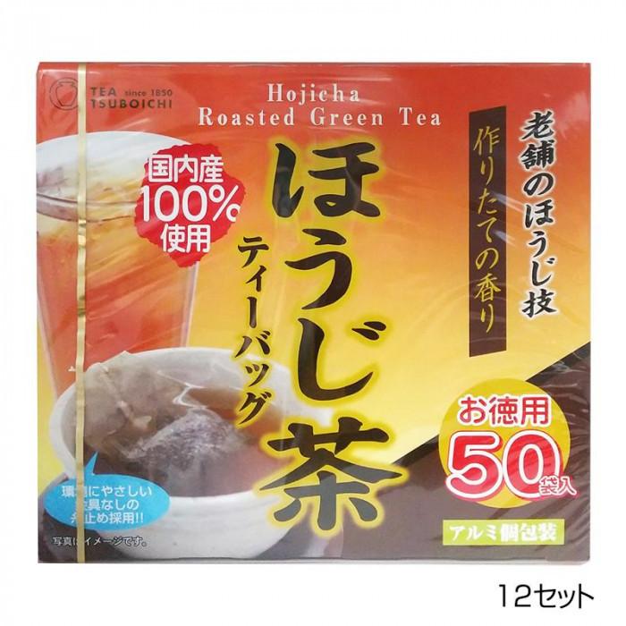 つぼ市製茶本舗 お徳用ほうじ茶 ティーバッグ 100g 2g 50p 12セット 1628010 Pocket Company 通販 Yahoo ショッピング