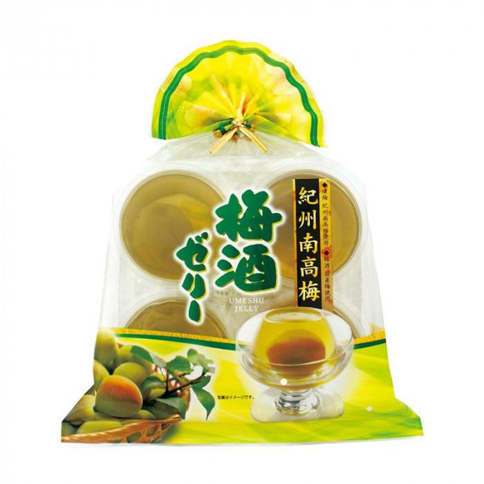 金澤兼六製菓 紀州南高梅 梅酒ゼリー 4個入巾着 ×12セット KUN-4