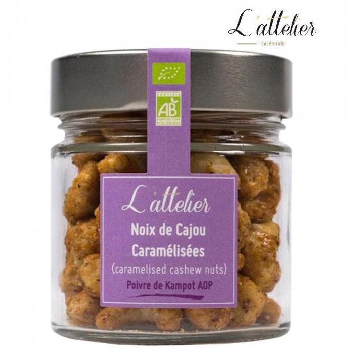 L‘attelier ラトリエ キャラメリゼ カシューナッツ ゲランドシーソルト＆カンポットペッパー入 12個 10771003 
