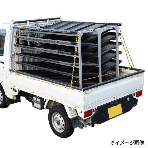 アルミ苗箱コンテナ　運搬用アルミコンテナ　軽トラ運搬用　V型　60枚対応 楽天市場】【5/31までエントリーで最大100%Pバック】国産 アルミ 苗