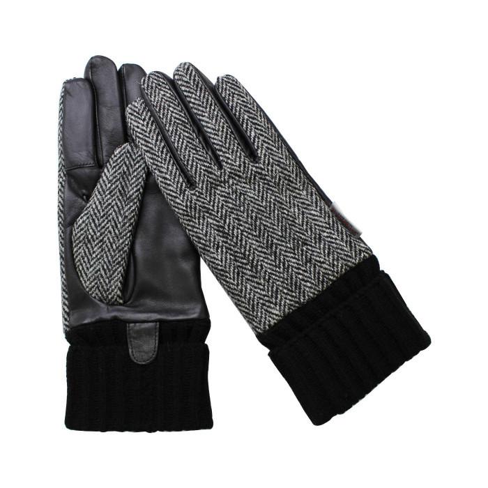 ファッションなデザイン ヘリンボーングレー Gy Herrin Blm8 紳士用グローブ メンズ Men メンズ紳士用レザーググローブ 財布 帽子 ファッション小物