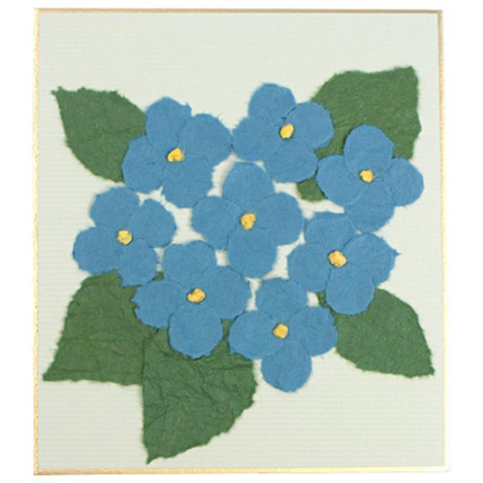 藤久 ちぎり絵 ミニ色紙 あじさい Pocket Company 通販 Yahoo ショッピング