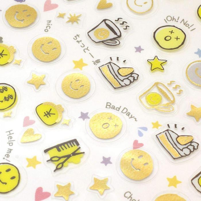 パインブック 金箔スケジュールシール ニコちゃん 10セット Tm Pocket Company 通販 Yahoo ショッピング