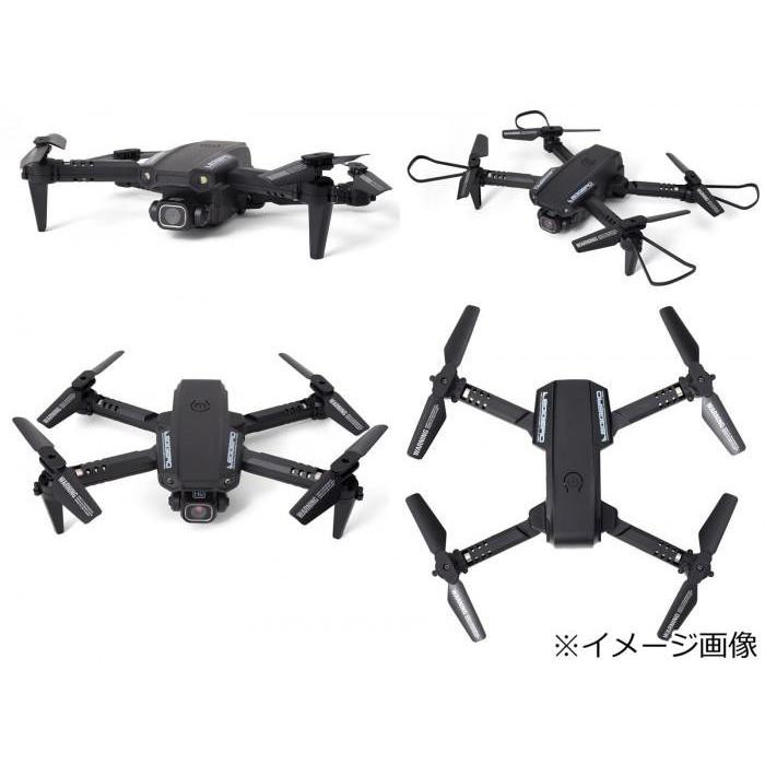 ドローン 4Kカメラ搭載 ブラック 高画質 自動高度維持 超軽量 折りたたみ式_2