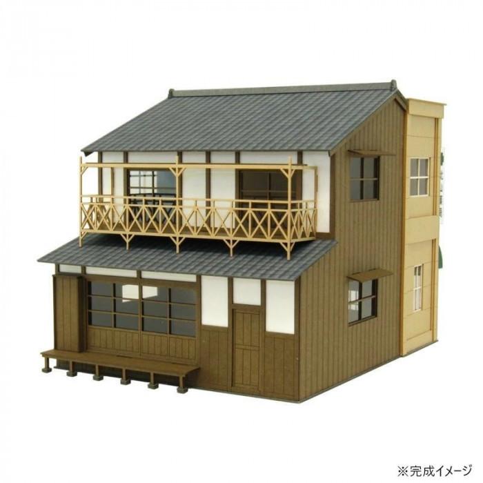 ミニチュアキット 街角のお店 薬屋さん 1/80スケール レーザーカット 組立_1