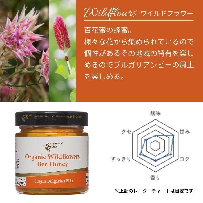 はちみつ 有機ワイルドフラワー 300g 12個セット ブルガリア産 天然 非加熱の画像