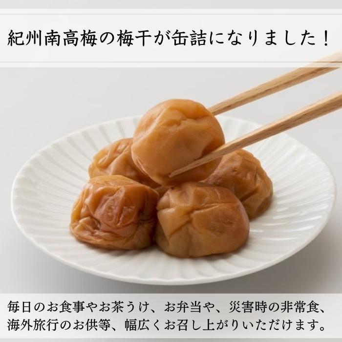 梅干し 缶詰 紀州南高梅 48缶 セット うす塩味 非常食 防災 備蓄 災害時 お茶うけ_1