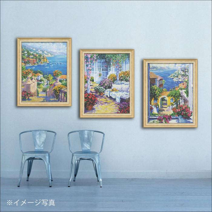 アートフレーム サマードリーミング 53×68cm 額入り 特殊ゲル加工 絵画 壁掛け_4