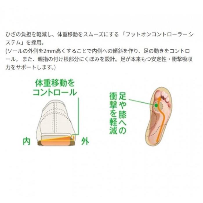 介護靴 ブラック 22.5cm 3E つまずきにくい 屈曲性 軽量 敬老の日_5
