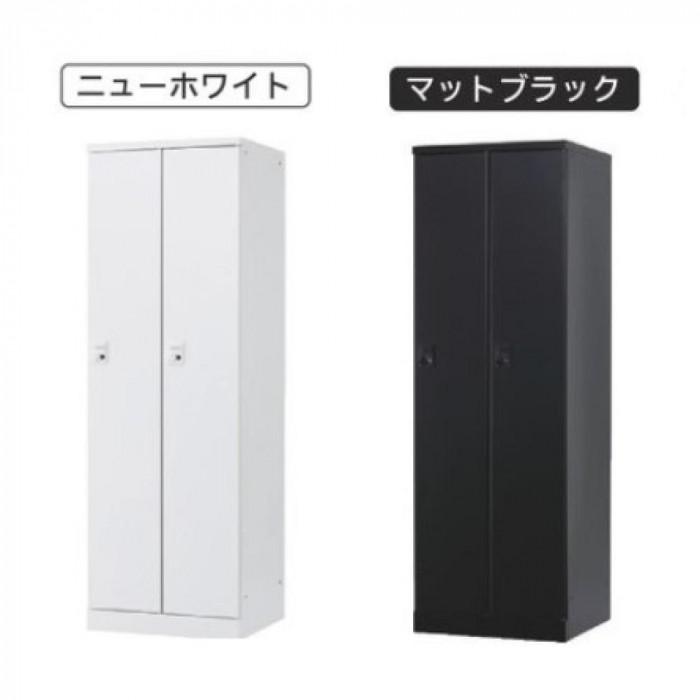 事務所ロッカー 2人用 明けひろげ印字機 黒いこと スチール写真製 ハンガー配管付