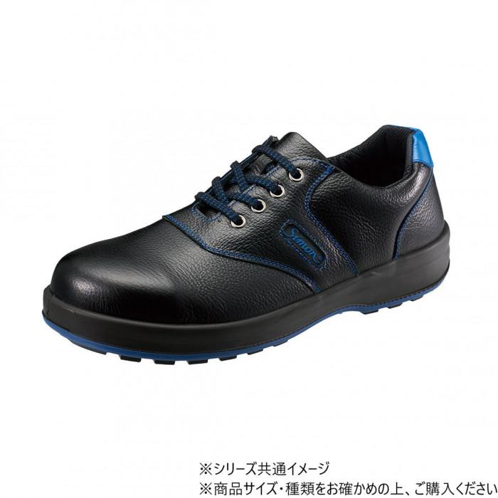 安全靴 SL11 黒 青 26.5cm 短靴 消臭 抗菌 3層底 JIS規格
