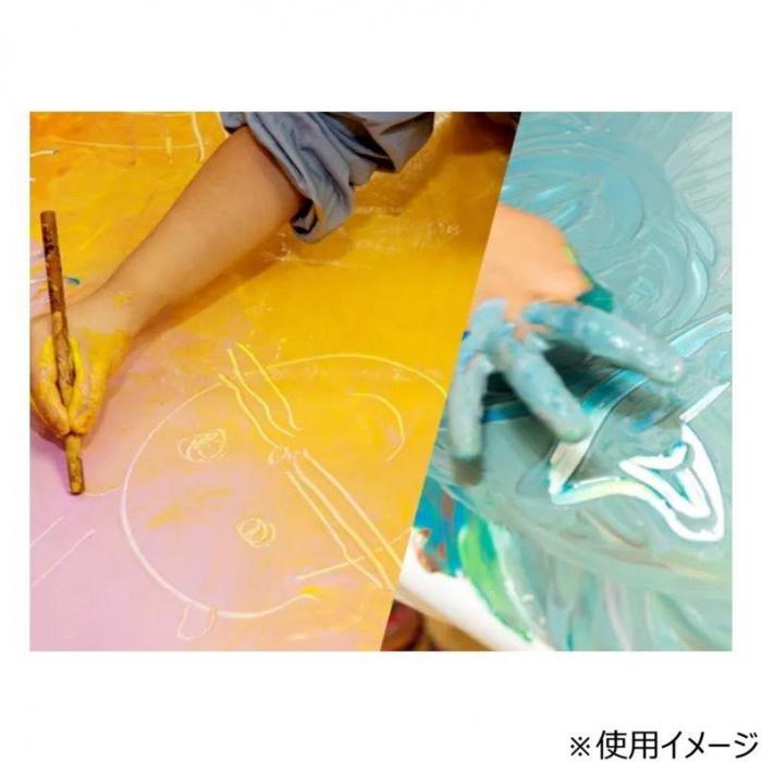 指絵の具 フィンガーペイント用 えのぐ 8色セット 安全 650g チューブ_5