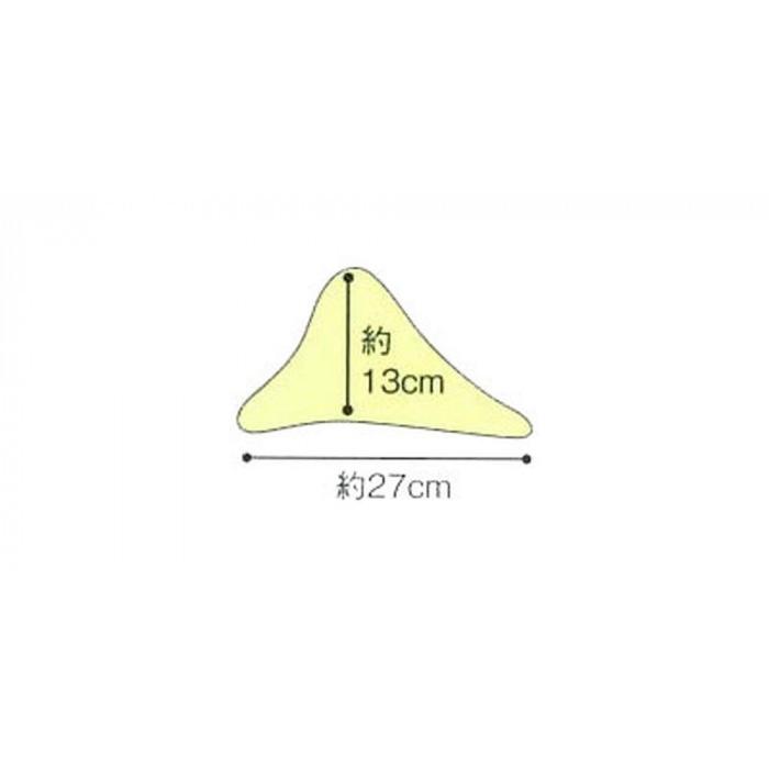 フィット三角柱クッション 50cm パープル 体圧分散 丸洗い可 日本製の画像