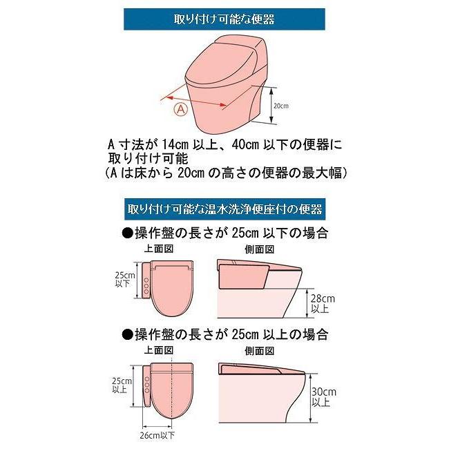 洋式トイレ用フレーム S-はねあげR-2 木製ひじ掛け 介護用品 : Pocket