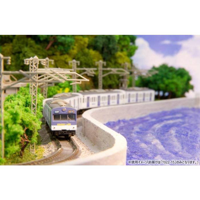 103系 仙石線色 低運転台タイプ 4両セット 鉄道模型 Zゲージ 列車 玩具_1