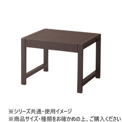 ガーデンリビング4点セット ブラウン 組立品 ガーデンリビング 4点セット ブラウン ソファ テーブル 組立式 屋外